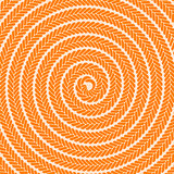 Abstract Orange Spiral Pattern