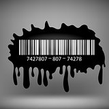 Ink Blot with Barcode