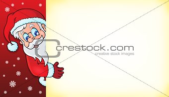Lurking Santa Claus with copyspace 3