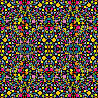 Multicolor,  abstract pattern with circles