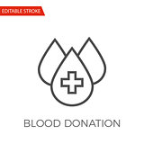 Blood Donation Vector Icon