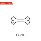 Bone Vector Icon