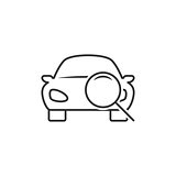 Car diagnostic line icon