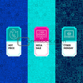 Line Cyber Monday Package Labels