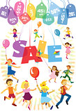 Sale of goods for children