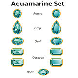 Aquamarine Set With Text