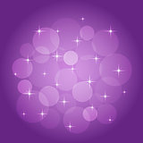 Abstract background with bokeh lilac