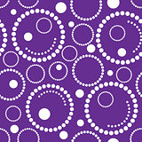 Geometric purple background circles