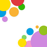 Background colored circles