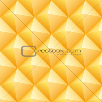 Yellow triangles seamless pattern