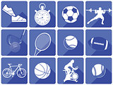 Sports play equipment and athletes