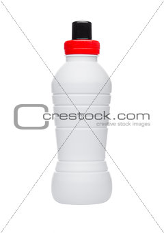 Bottle of fresh breakfast milk drink isolated