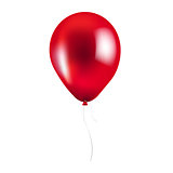 Red Balloon Isolated