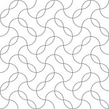 Seamless pattern. Wavy lines texture.