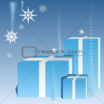 Blue Christmas gifts