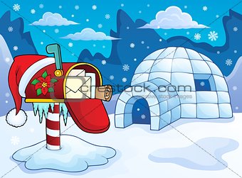 Christmas mailbox theme image 2