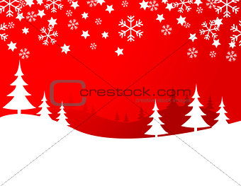 christmas background, vector illustration