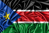 Waving flag - South Sudan