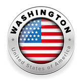 Washington Usa steel button