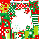 Scrapbook background for Christmas