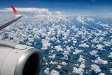 cloudscape sky view