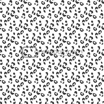 Cheetah seamless vector pattern.
