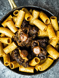 rustic italian oxtail ragu pasta