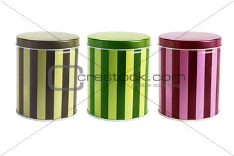 Colourful Metal Tin Cans