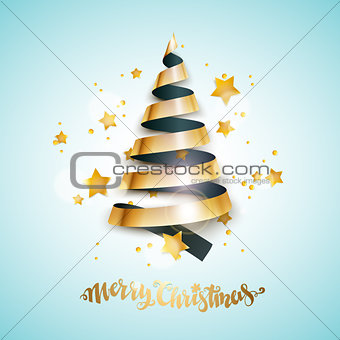 ribbon Christmas tree