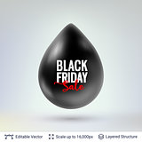 Black Friday sale background design.