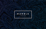 Dark blue marble background. Vector trendy texture.