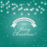 Christmas Lights frame - festive lights garlands greeting card