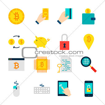 Bitcoin Cryptocurrency Objects