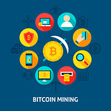 Bitcoin Mining Concept