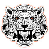 Ornamental Tiger Portrait