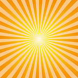 Vintage abstract background explosion sun rays vector