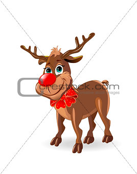 Deer with a bow