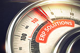 ERP Solutions - Business Mode Concept. 3D.