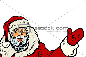 Santa Claus on white background
