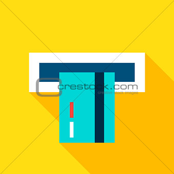 Credit Card Atm Flat Icon