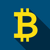 Bitcoin Flat Icon