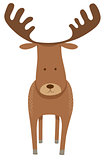 deer or moose cartoon animal character