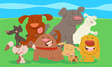 cartoon dogs or puppies group