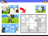 jigsaw puzzles with ram animal character