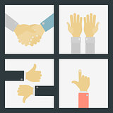 Business Hand Signs Kit