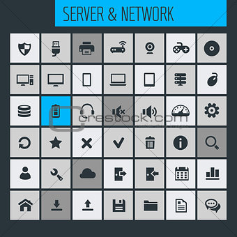 Big Computer Networks icon set