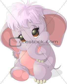 Beautiful cute elephant