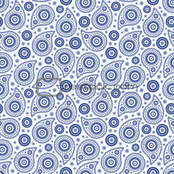 Seamless background with paisley
