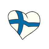 Finland heart, Patriotic symbol