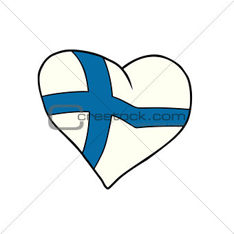 Finland heart, Patriotic symbol